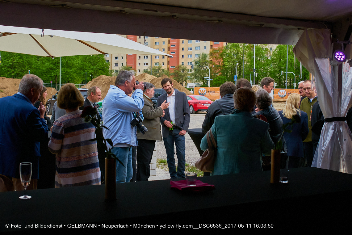 11. Mai 2017 - Grundsteinlegung für die LOGE und dem Kulturquadrat in Neuperlach